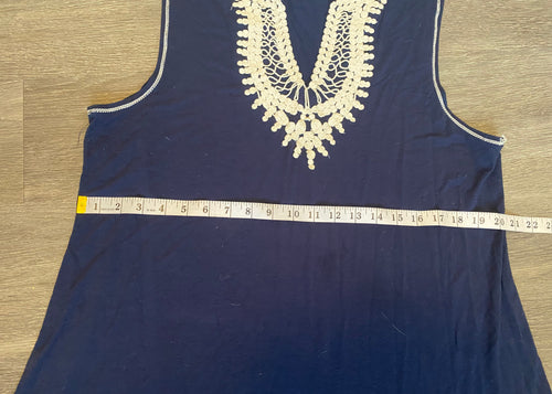 Blue Sleeveless Dress