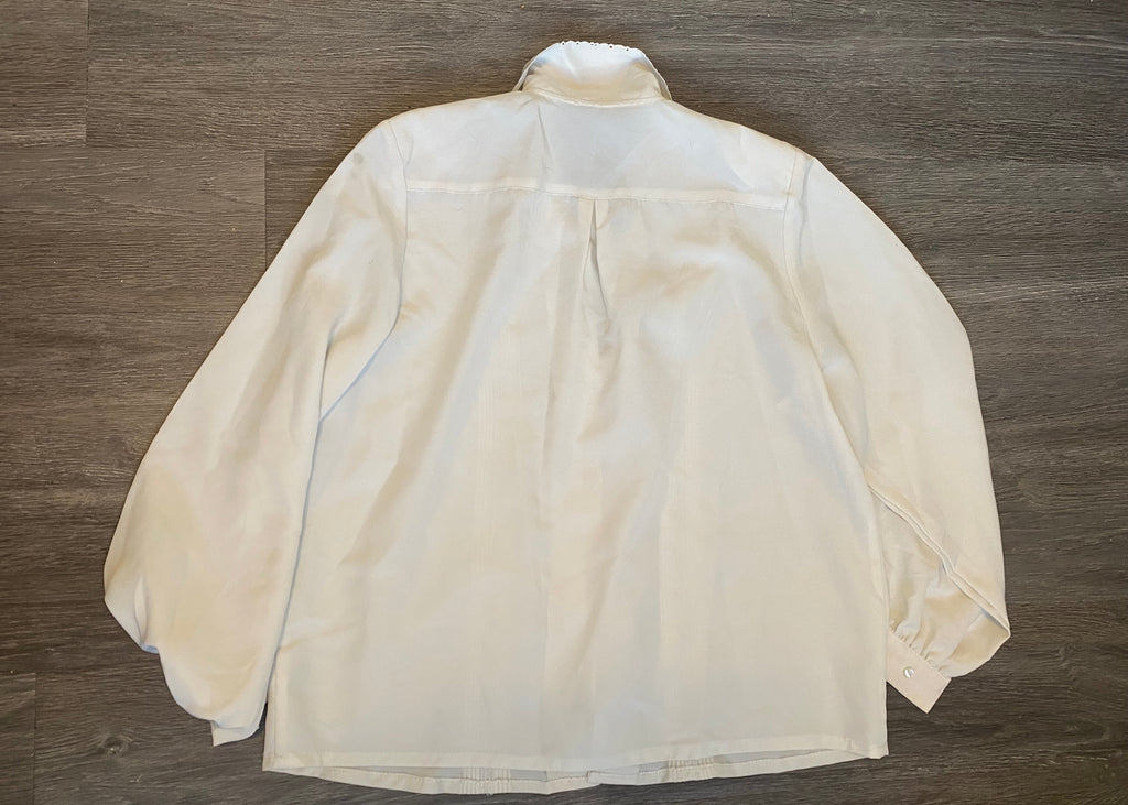 While Collared Shirt