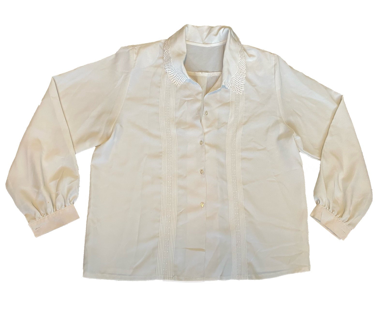 While Collared Shirt