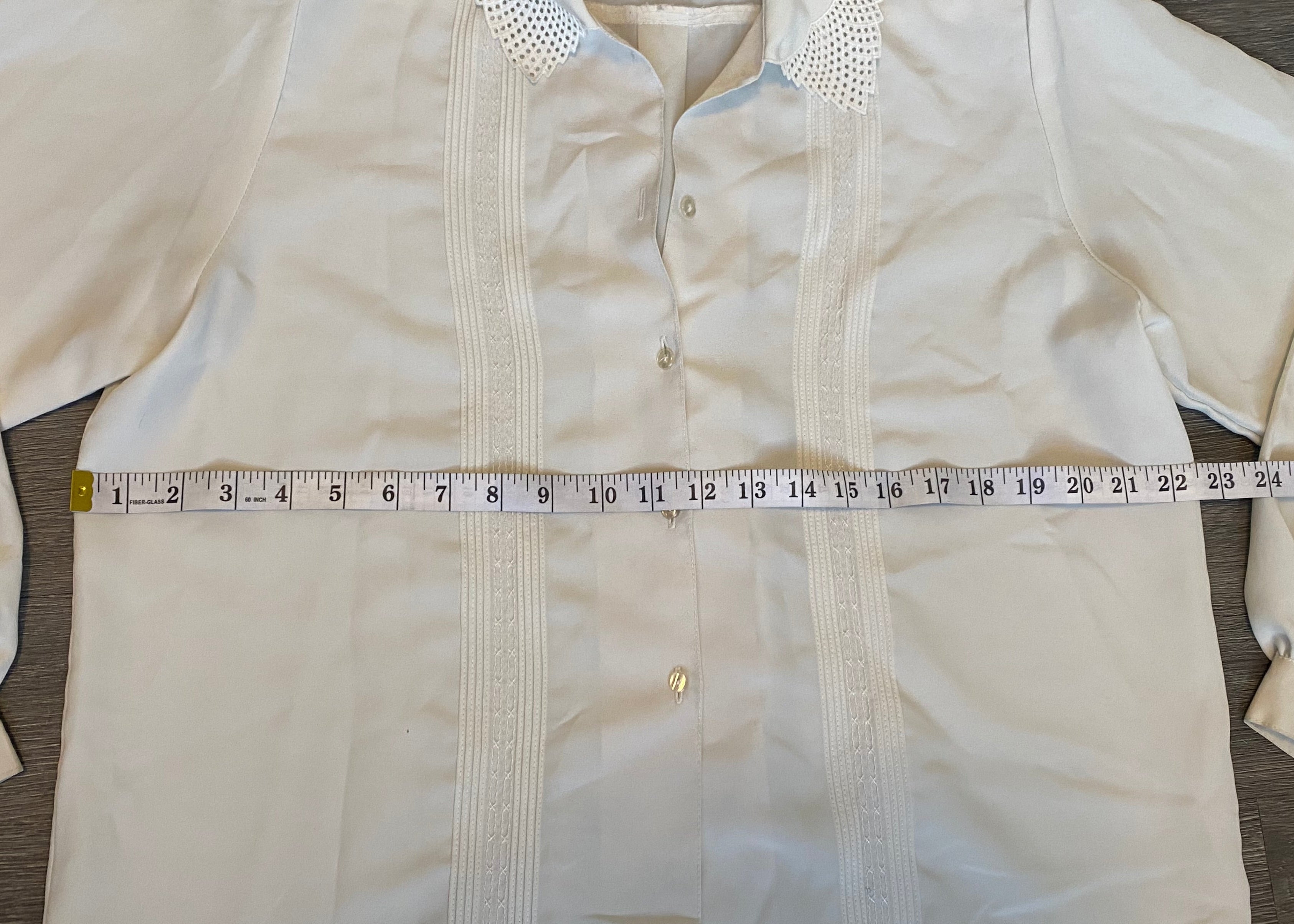 While Collared Shirt