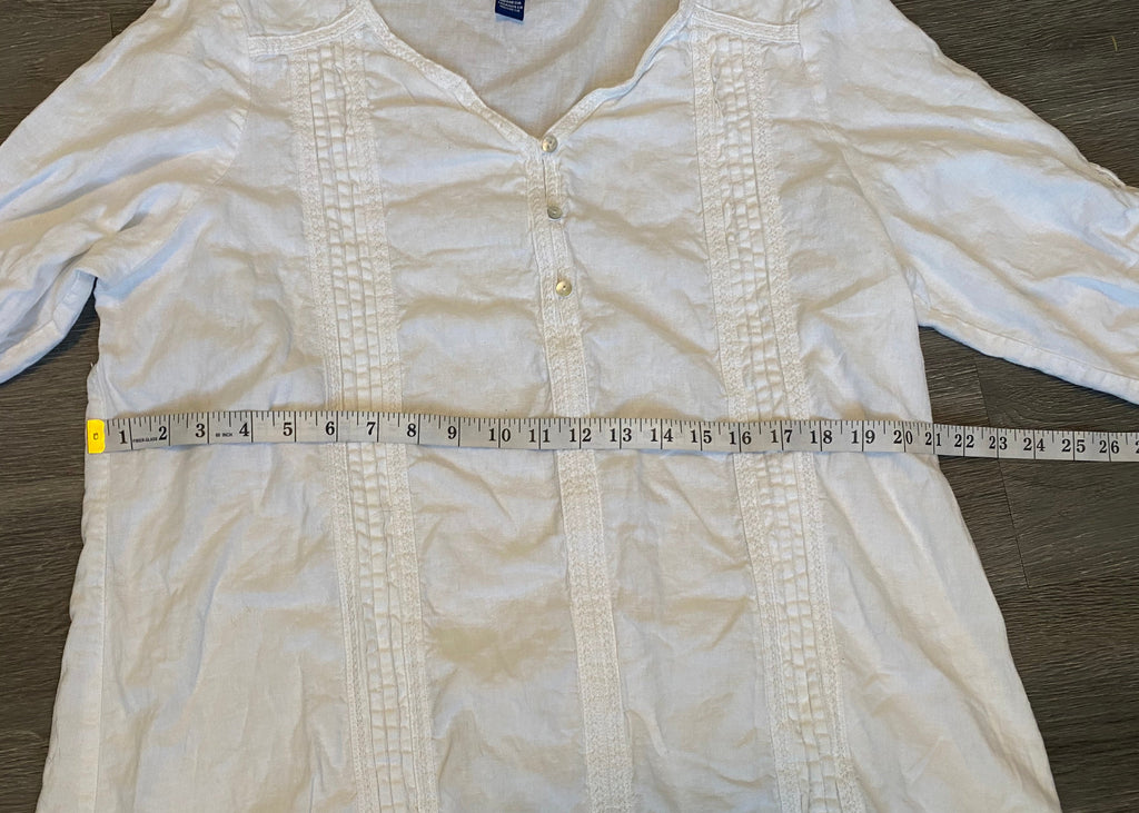White Button Up Base Shirt