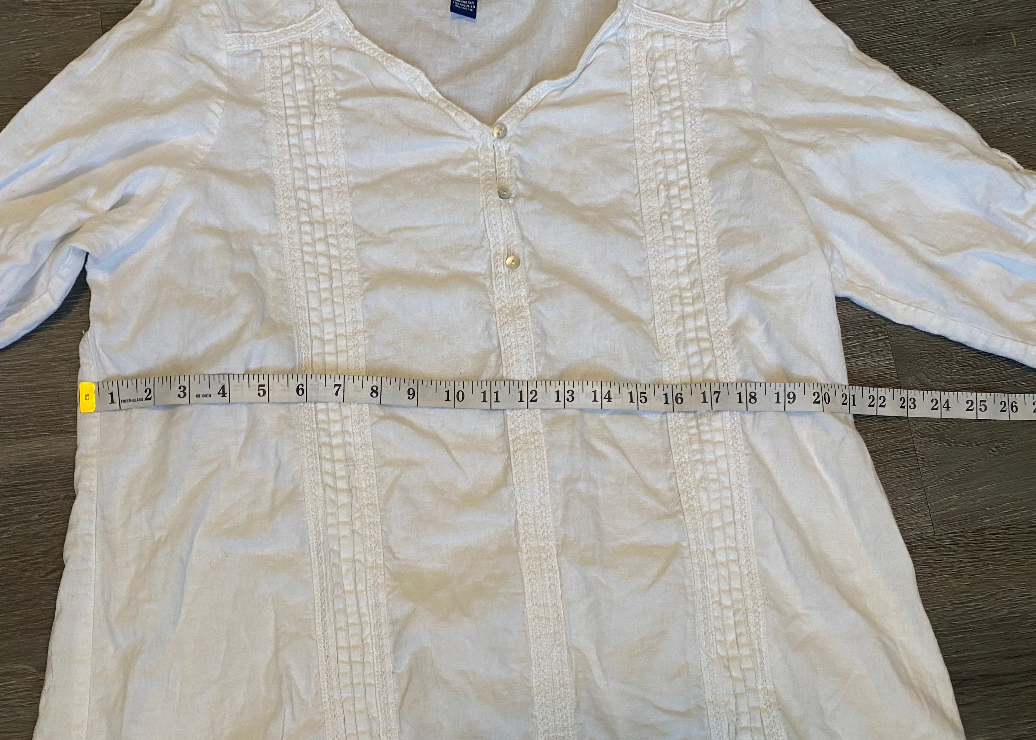 White Button Up Base Shirt