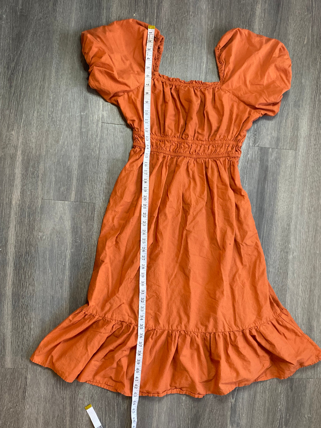 Orange Ren Faire Tavern Dress