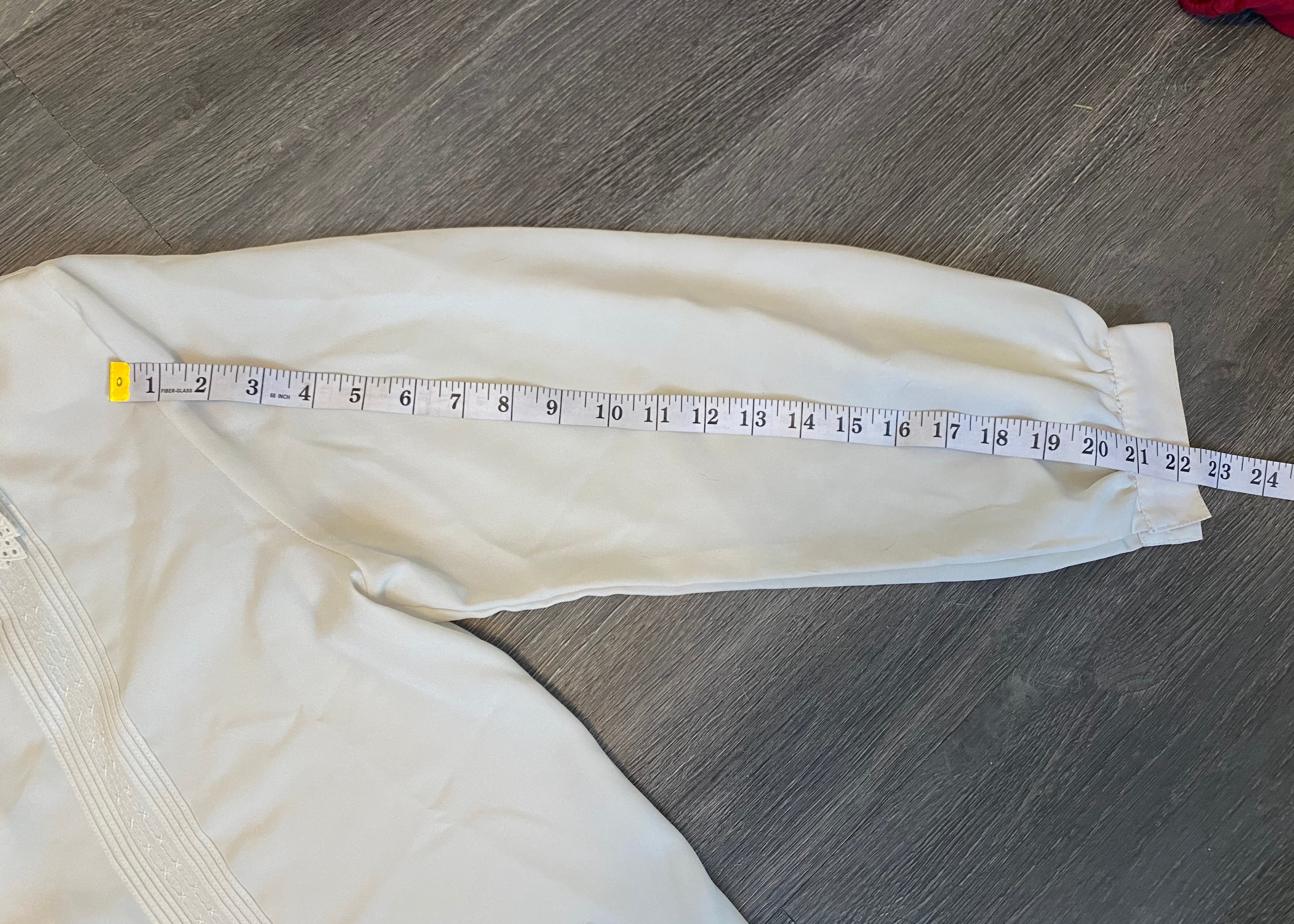 While Collared Shirt