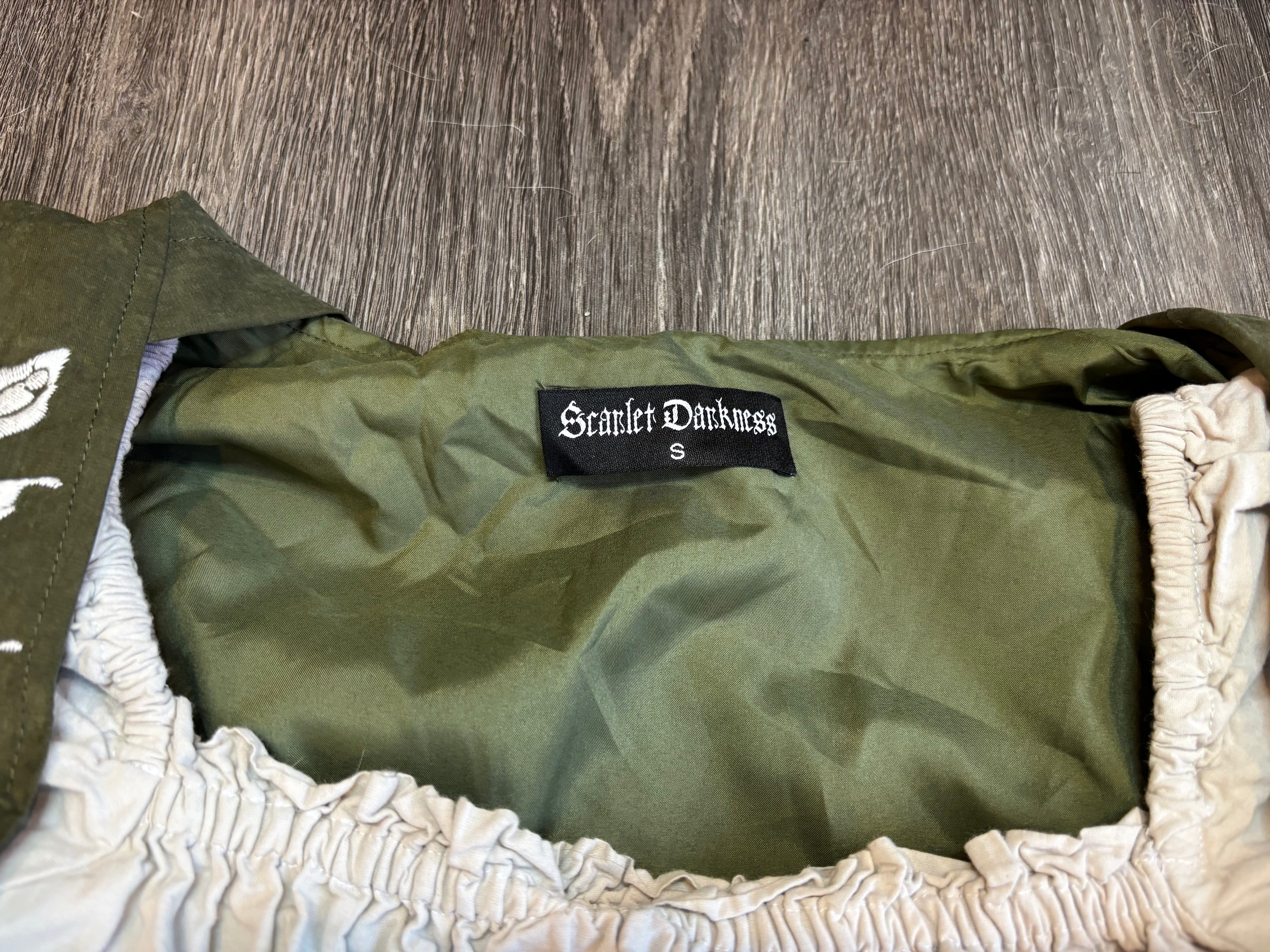 Green Overdress with Chemise