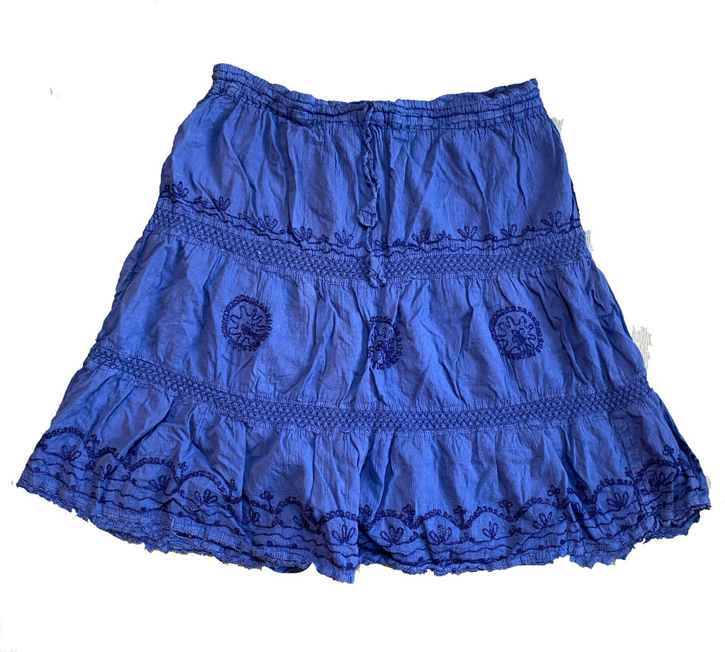 Blue Short Skirt