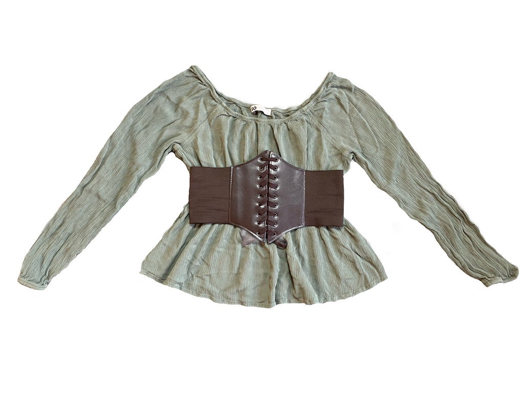 Ren Faire Top with Waist Belt
