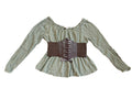 Ren Faire Top with Waist Belt
