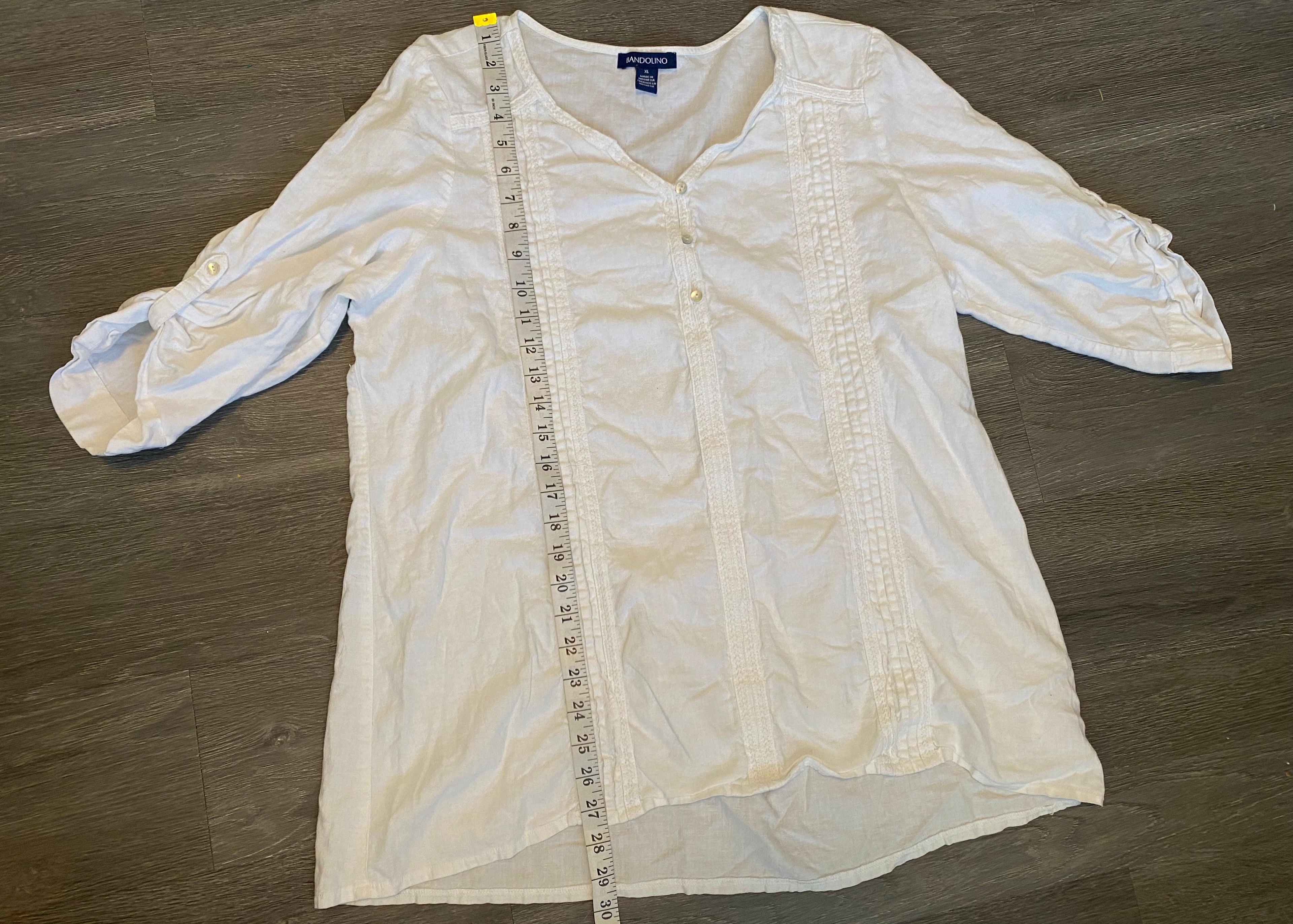 White Button Up Base Shirt