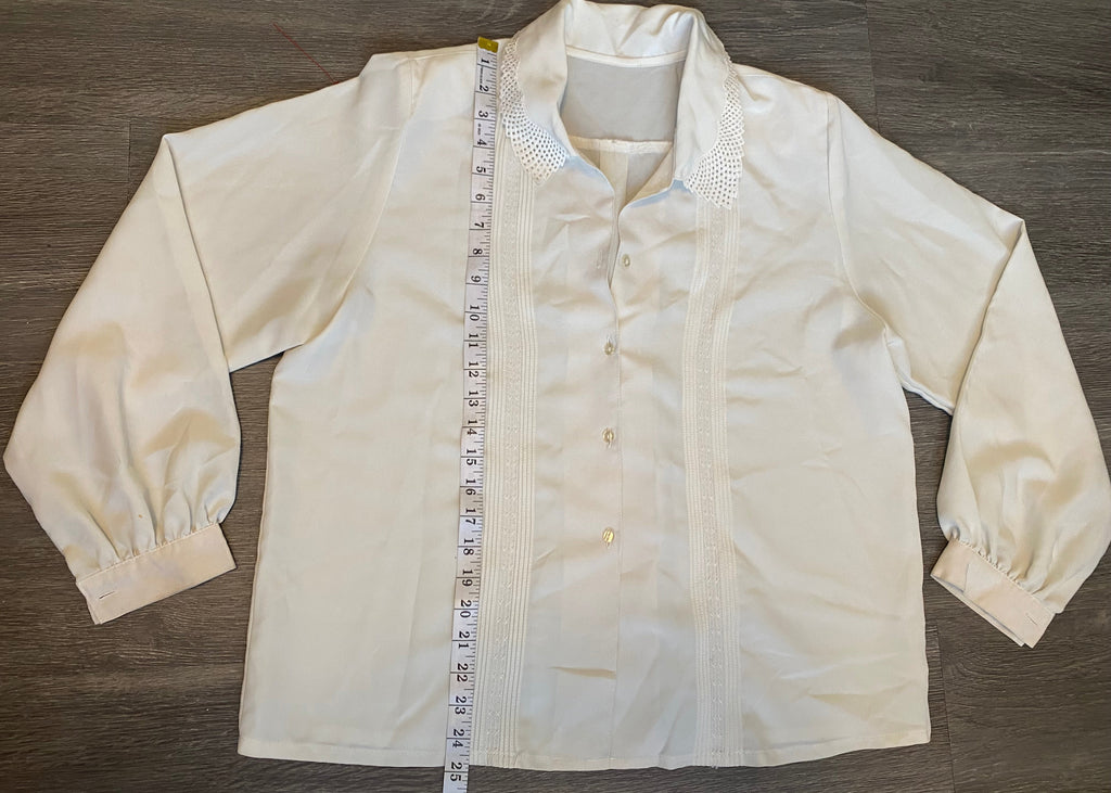 While Collared Shirt