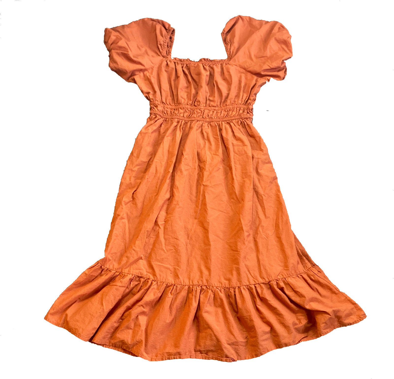 Orange Ren Faire Tavern Dress