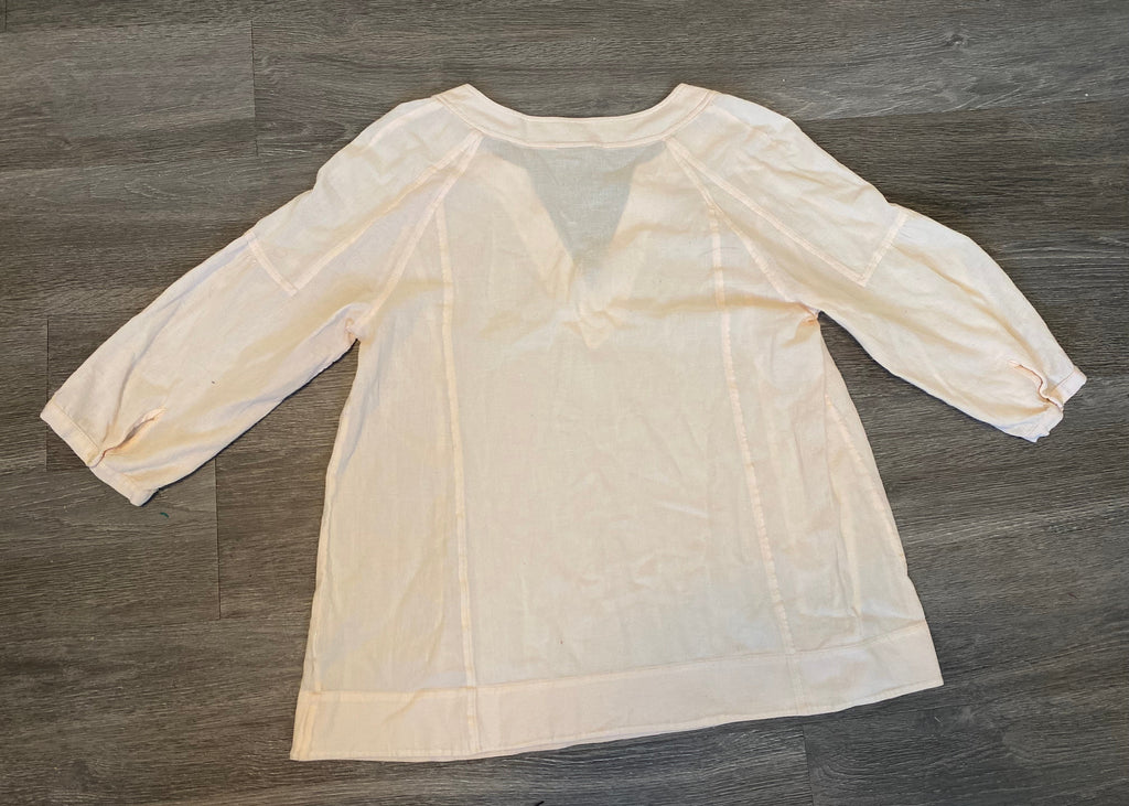 White V-neck Base Shirt