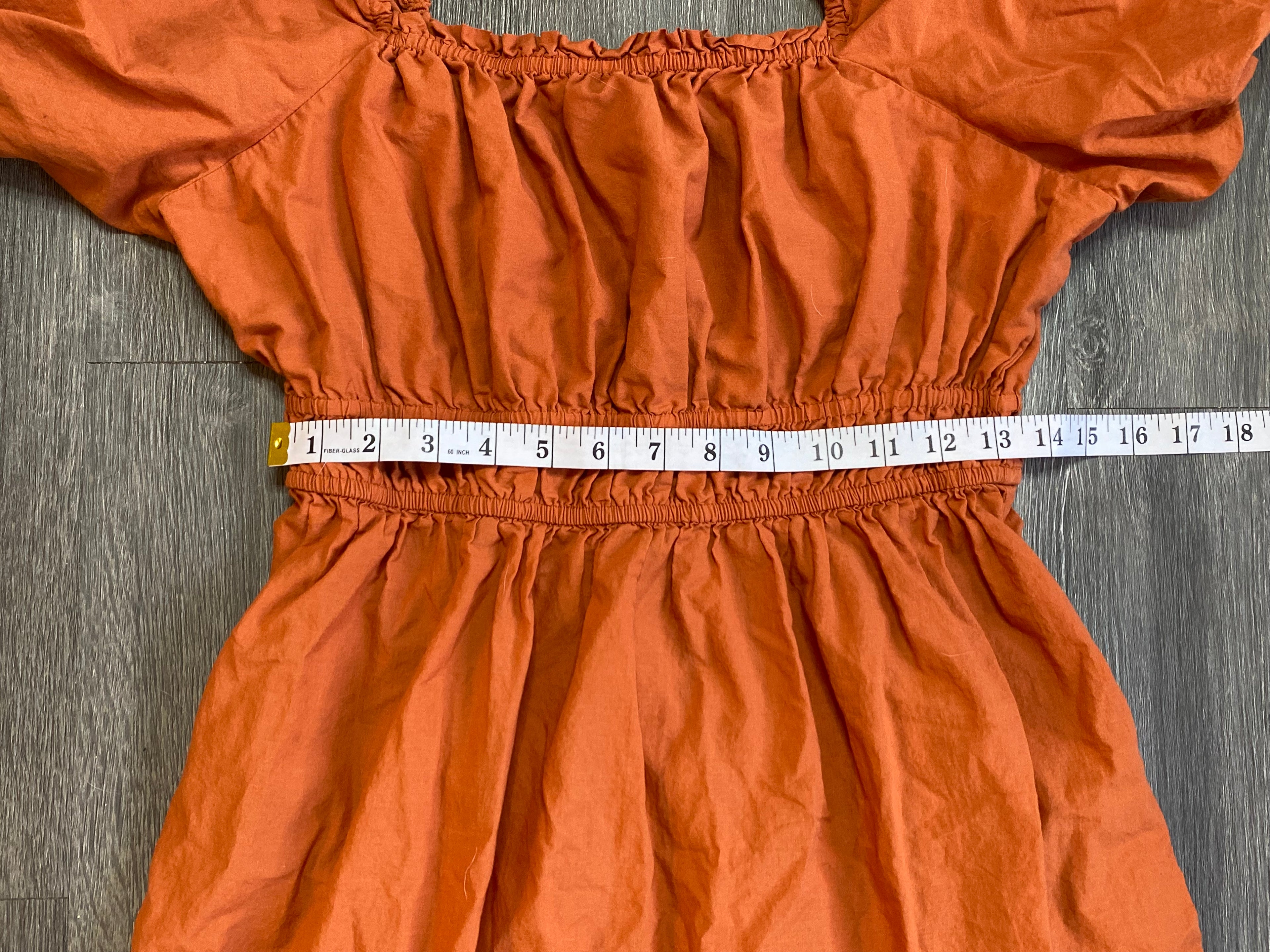 Orange Ren Faire Tavern Dress