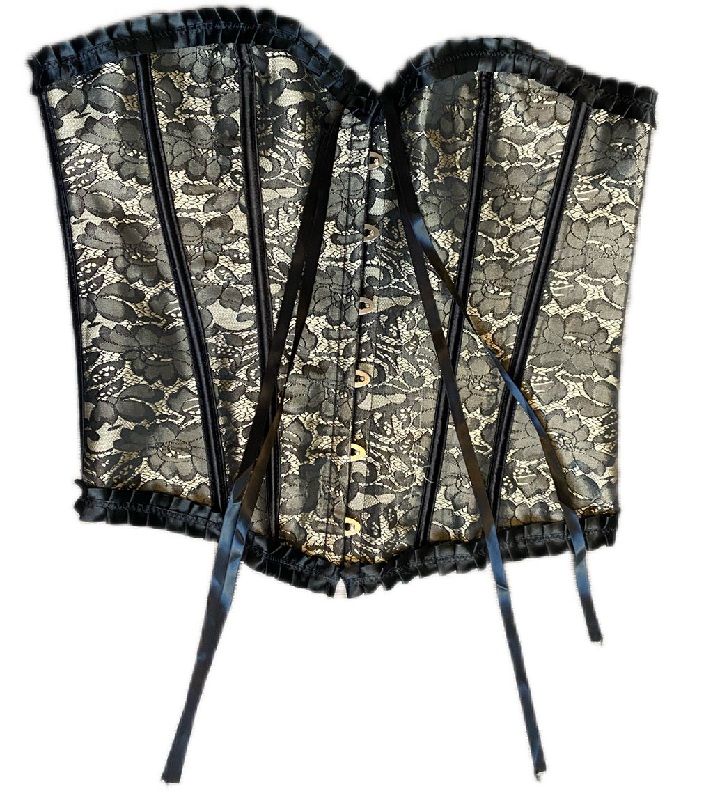 Ruffled Lace Corset