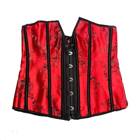 Red Floral Corset